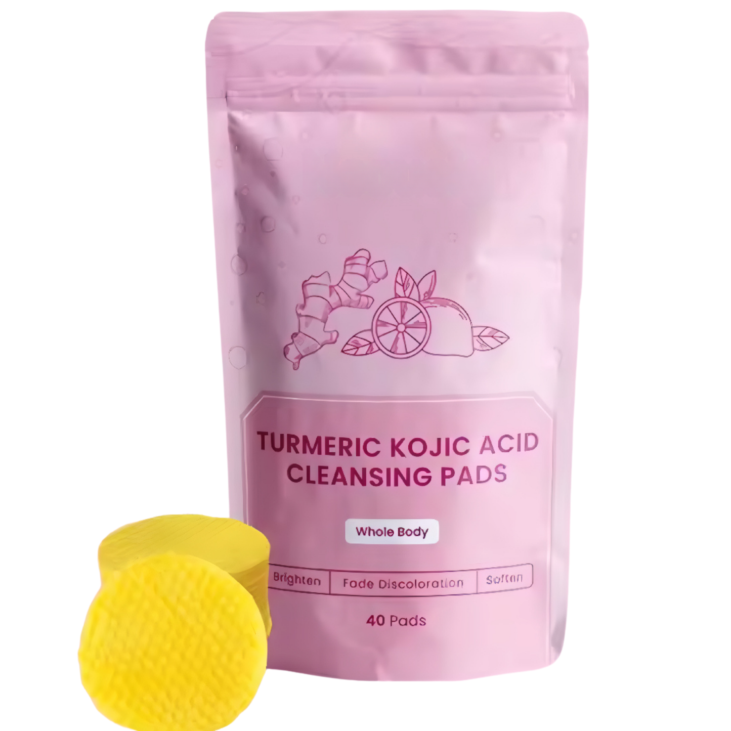Solea – Reinigungspads mit Kojicsäure & Kurkumaextrakt