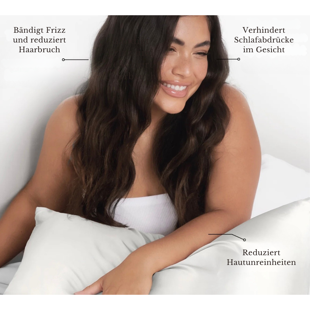 Ayla – Set aus 2 Satin-Kissenbezügen