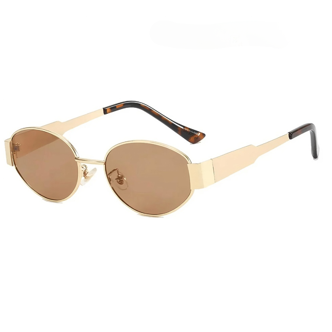 Luna – Retro Sonnenbrille mit ovalem Rahmen und UV-Schutz