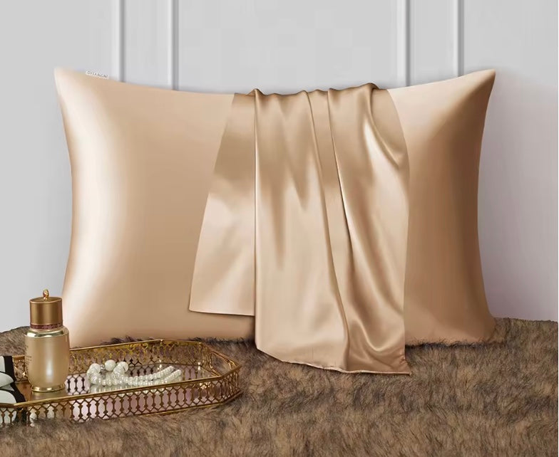 Ayla – Set aus 2 Satin-Kissenbezügen